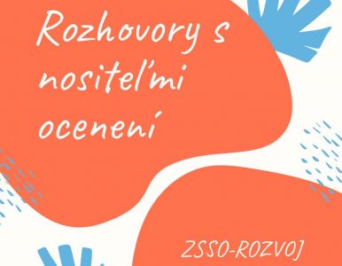 Nová rubrika! Rozhovory s nositeľmi ocenení