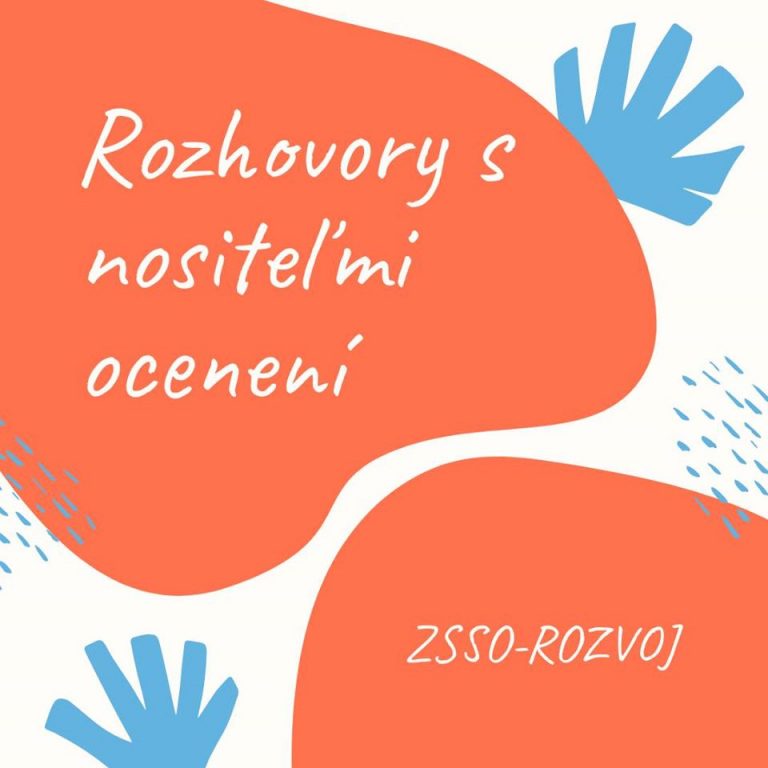 Nová rubrika! Rozhovory s nositeľmi ocenení
